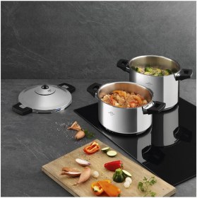 Resim Kuhn Rikon 3014 Duromatic Inox 8 + 4 Litre Düdüklü Tencere Seti 