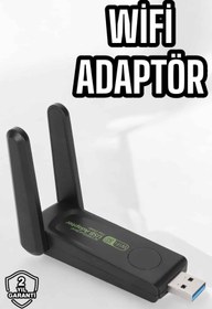 Resim pazarella Dual Band Wifi Alıcı Adaptör USB 3.0 Destekli 