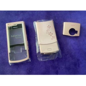 Resim Hasyılmaz Nokia N72 Ön Arka Kapak Pembe(Tuşsuz) - N72 Kapak 