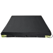 Resim Maiyame Süper Dayanıklı Trailer Örtüsü - Oxford Kumaş + Pvc, Su Geçirmez, Güneş Engeli, Yansıtıcı Şeritli, Evrensel Uyumlu 220x125x13cm 