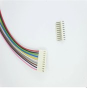Resim 2,54mm 10 Pin 2510 Kablolu Dişi Konnektör + 180D Erkek PCB Tipi 10cm - 0,25mm 