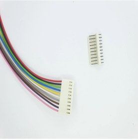 Resim 2,54mm 10 Pin 2510 Kablolu Dişi Konnektör + 180D Erkek PCB Tipi 10cm - 0,25mm 