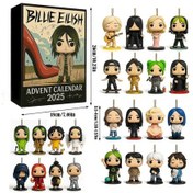 Resim Billie Eilish Advent Takvimi Kör Kutu Noel Hediyesi 
