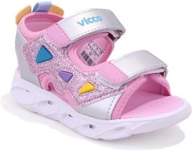 Resim Vicco 321F24Y204 Hilda Pembe Ortopedik Günlük Işıklı Kız Çocuk Spor Sandalet PEMBE 