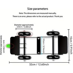 Resim Cloud011 Booster 1 Adet Çelik Motosiklet Lastik Değiştirme Skate 2500 Lb Kapasite Motosiklet Atv 