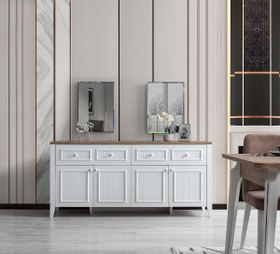 Resim Yalı Modern Dolaplı Çekmeceli Konsol 180*45*84 