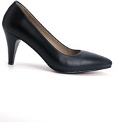 Resim OZ DOROTHY Siyah Deri Stiletto 