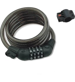 Resim Bisiklet Kilit Şifreli - Braketli (1 Metre) 