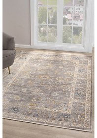 Resim Asır Gri Halı Salon Oturma Odası Çocuk Odası Yatak Odası Halısı 0254 Gri 