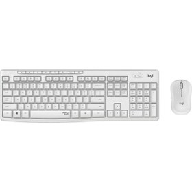 Resim Logitech MK295 Kablosuz Sessiz Klavye Mouse Set 920-010089 Beyaz 