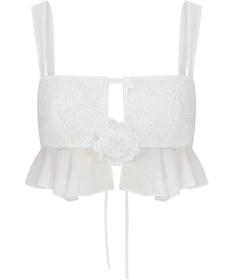 Resim White Dehlia Top - L 