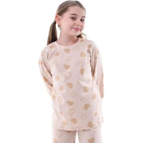 Resim Geyik Desenli Kız Çocuk Pijama Takımı 
