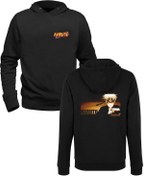 Resim Alfa Tshirt Naruto Tasarımlı Siyah Ön Arka Çocuk Baskılı Sweatshirt 