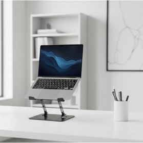 Resim Yıldızan buydazzle Prexua Flexer Ayarlanabilir Ergonomik Laptop Standı - Tablet Standı - Metal - Siyah - FLX2 