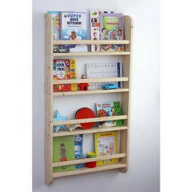 Resim Karabeyoğulları Montessori Duvar Rafı Kitaplık 