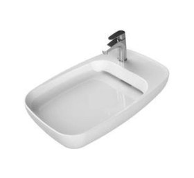 Resim Turkuaz Nova Tezgahüstü Lavabo 70 42 Cm Beyaz 