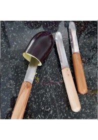 Resim Kabak Patlıcan Oyacağı Paslanmaz Çelik 3 Adet 