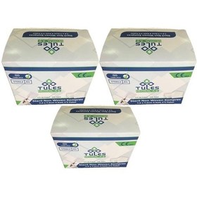 Resim Tules Non Woven Kompres 7,5 x 7,5 cm 4 Katlı 100 Adet 3 Kutu 