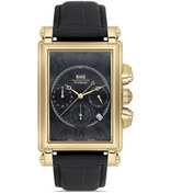 Resim Romanson Rms.1.ag1566.08 Erkek Kol Saati Altın - Siyah 