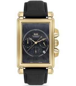 Resim Romanson Rms.1.ag1566.08 Erkek Kol Saati Altın - Siyah 