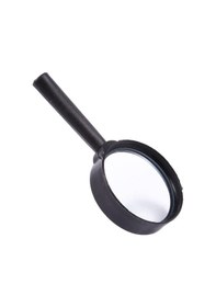 Resim 3x El Tipi Siyah Plastik Çerçeve 40mm Lens 3x Büyüteç Büyütücü 