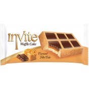 Resim Invite Karamel Soslu Waffle Kek 45 G 
