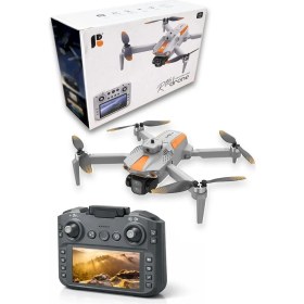 Resim Digi Monster R06 | Akıllı Çarpışma Engelleme | Katlanabilir Hd Kameralı - Ekranlı Drone | Wifi Fpv Canlı Görüntü – 360° Takla – Yükseklik Sabitleme 