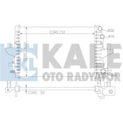 Resim KALE 354100 Su Radyatoru Brazing (VW TRANSPORTER 03-10) Axb (WA815511) 