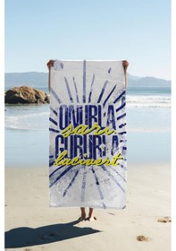 Resim Dijital Baskı Plaj Deniz Havlusu Genç Sportif Desen Peştamal Hvl0234 Renkli 