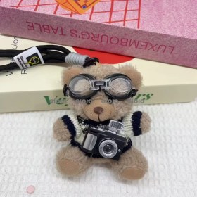 Resim Silver1 Iyi Şanslar Bebek Sevimli Karikatür Peluş Bebek Çanta Kolye Kız Öğrenci Bebek Asılı Anahtar (Yurt Dışından) 