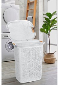 Resim Practical Kirli Çamaşır Sepeti-beyaz Beyaz 