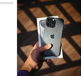 Resim Apple iPhone 15 Pro Max İkinci El YD | 256 GB | Siyah 