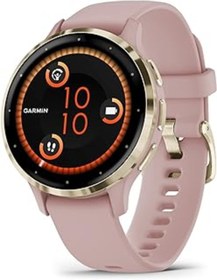 Resim robotrend Garmin Venu 3S Akıllı Saat Soft Gold - Pembe Kayışlı 