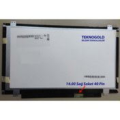 Resim 14" Slim Led Ekran - 40 Pin Sağ Soket 