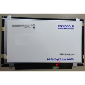 Resim 14" Slim Led Ekran - 40 Pin Sağ Soket 