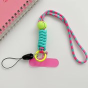 Resim Renkli Naylon Telefon Askısı, Ayarlanabilir Bileklik, Güvenli Kayıp Önleyici, Dayanıklı Kasa Uyumlu, Anahtarlık & USB Sürücü Bağlantısı 