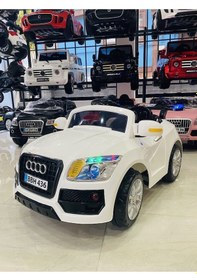 Resim Audi Çocuk Araç Gereçleri Akülü Araba 12v 0-6 Yaş Beyaz 