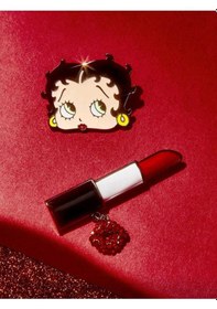 Resim Betty Boop 2'li Broş Seti Kırmızı 