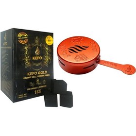 Resim Kefo Gold 1 Kg Kömür + Ember 