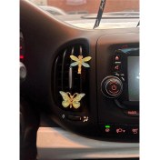 Resim Klima Süsü Araç Içi Kelebek ve Yusufcuk Modeli Aksesuar Araba Içi Havalandırma ,torpido Süsü Seti 