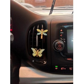 Resim Klima Süsü Araç Içi Kelebek ve Yusufcuk Modeli Aksesuar Araba Içi Havalandırma ,torpido Süsü Seti 