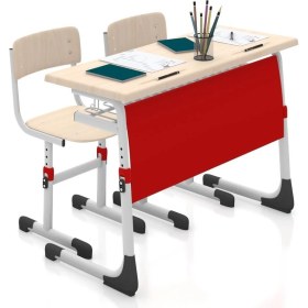 Resim Feta MORION DEMONTE ÇİFT KİŞİLİK OKUL SIRASI (ADS602) 