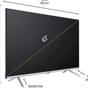 Resim Telefunken D43V850M5CWH 43"-109CM ULTRAHD SMART DOLBY ATMOS LED TV 