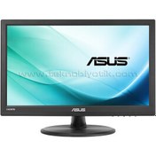 Resim Asus 15,6" VT168H 1366x768 10Ms HDMI Touch Monitör 