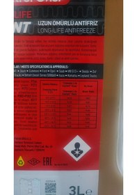 Resim Petrol Ofisi Antifriz Extendet Life Coolant 3Lt Ü.T 2025 