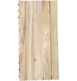 Resim Teak Karo Deck 30cm 60cm Geçmeli Yer Karosu 