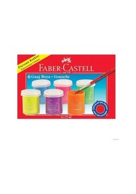 Resim Supertrend Floresan Guaj Boya Seti 6 Renk X 15 Ml. Görsel Rengi 