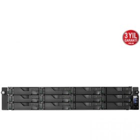 Resim ASUSTOR ASUSTOR AS6512RD ATOM C353812 QC 12 Disk'e Kadar Destekli 8GB DDR4 RAM Nas Server (Disksiz) 