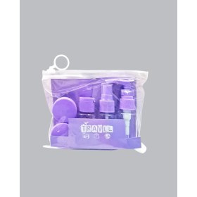 Resim Seyahat Banyo Seti 5 Parça Şeffaf Taşıma Çantalı 30 ml 