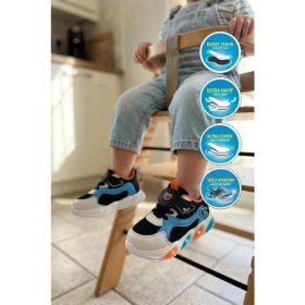 Resim Cool Luna B Siyah-Oranj Erkek Çocuk Spo Ayakkabı 